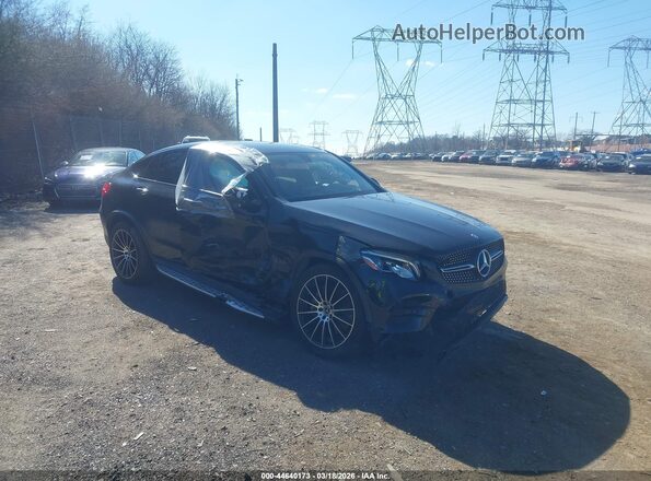 WDC0J4KB7HF243360 2017 MERCEDES-BENZ GLC 300 COUPE Черный Передняя правая четверть