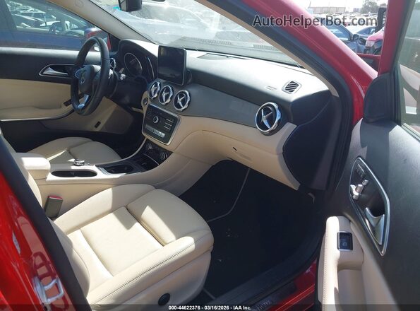 WDCTG4EB0JJ436637 2018 MERCEDES-BENZ GLA 250 Red Front interior view