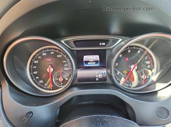 WDCTG4EB0KU005280 2019 MERCEDES-BENZ GLA White Instrument cluster view