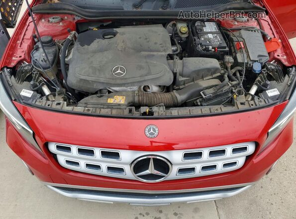 WDCTG4EB1JJ479027 2018 MERCEDES-BENZ GLA-CLASS Red Widok komory silnika
