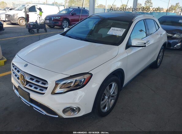 WDCTG4EB1KJ611608 2019 MERCEDES-BENZ GLA 250 White Առջևի ձախ երեք քառորդ տեսարան