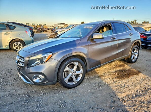 WDCTG4EB3KJ637028 2019 MERCEDES-BENZ GLA Gray Առջևի ձախ երեք քառորդ տեսարան