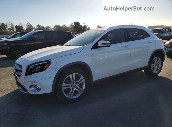 WDCTG4EB4KU003399 2019 MERCEDES-BENZ GLA Белый Передняя левая четверть