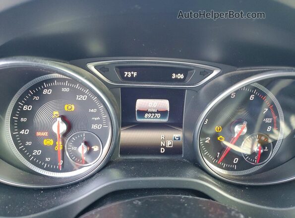 WDCTG4EB4KU003399 2019 MERCEDES-BENZ GLA Белый Вид щитка приборов