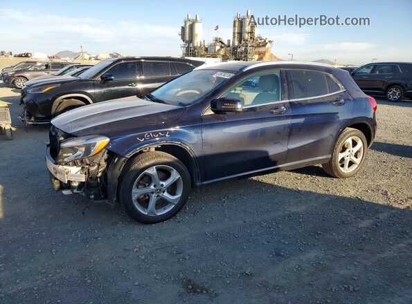 WDCTG4EB5KJ550098 2019 MERCEDES-BENZ GLA Синий Передняя левая четверть