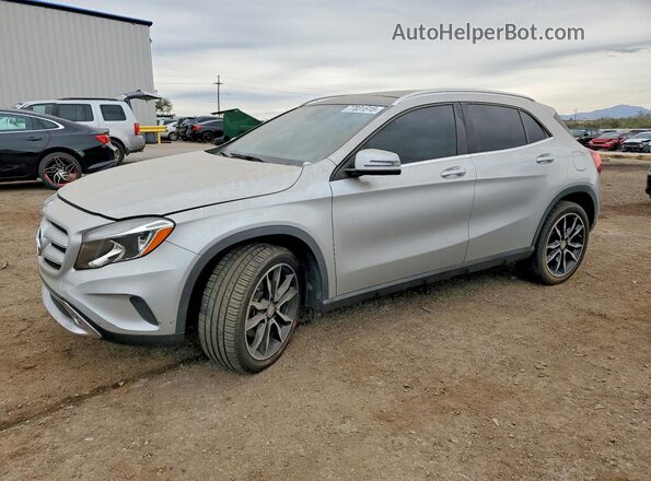 WDCTG4EB6GJ255678 2016 MERCEDES-BENZ GLA Серебряный Передняя левая четверть