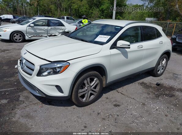 WDCTG4EB7GJ202407 2016 MERCEDES-BENZ GLA 250 White Передня ліва чверть