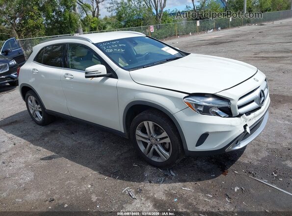 WDCTG4EB7GJ202407 2016 MERCEDES-BENZ GLA 250 White Передня права чверть
