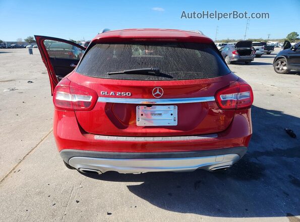 WDCTG4EB8GJ192485 2016 MERCEDES-BENZ GLA Red Widok z tyłu