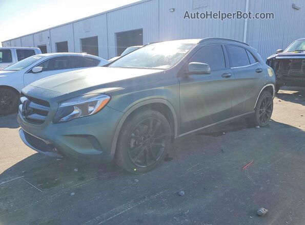 WDCTG4EBXGJ228323 2016 MERCEDES-BENZ GLA Green Առջևի ձախ երեք քառորդ տեսարան