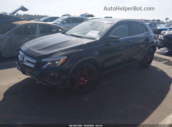 WDCTG4GB5GJ262196 2016 MERCEDES-BENZ GLA 250 Черный Передняя левая четверть