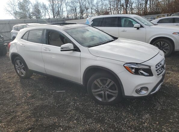 WDCTG4GB5KU003523 2019 MERCEDES-BENZ GLA Белый Передняя правая четверть