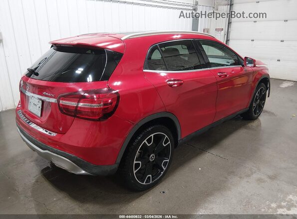 WDCTG4GB8KU019554 2019 MERCEDES-BENZ GLA 250 Красный Задняя правая четверть