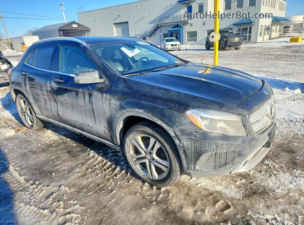 WDCTG4GBXGJ232921 2016 MERCEDES-BENZ GLA Черный Передняя правая четверть