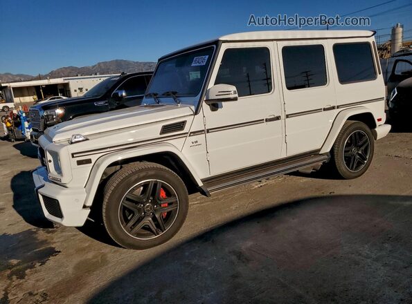WDCYC7DF1HX266156 2017 MERCEDES-BENZ G-CLASS Белый Передняя левая четверть