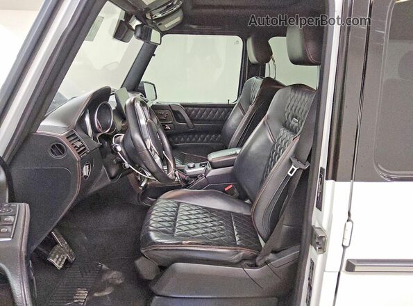 WDCYC7DF1HX275391 2017 MERCEDES-BENZ G-CLASS Белый Вид салона спереди