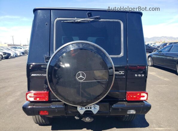 WDCYC7DF1HX276993 2017 MERCEDES-BENZ G-CLASS Black Widok z tyłu