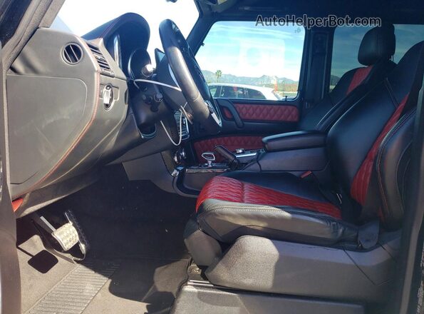 WDCYC7DF1HX276993 2017 MERCEDES-BENZ G-CLASS Black Widok wnętrza z przodu