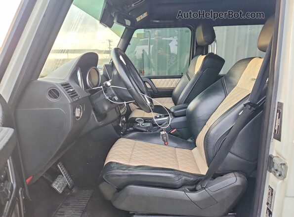 WDCYC7DF4GX243761 2016 MERCEDES-BENZ G-CLASS White Front interior view