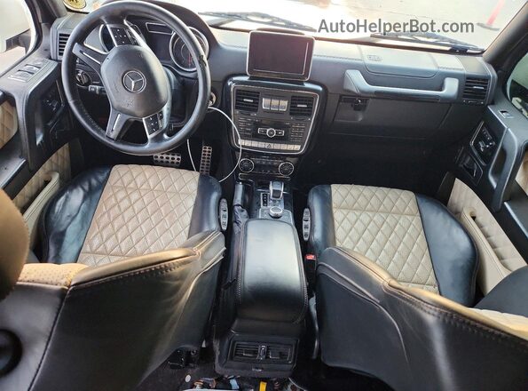 WDCYC7DF4GX243761 2016 MERCEDES-BENZ G-CLASS White Dashboard view