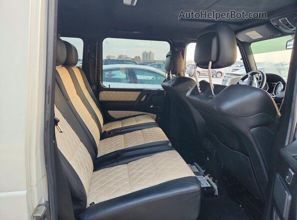 WDCYC7DF4GX243761 2016 MERCEDES-BENZ G-CLASS White Rear interior view