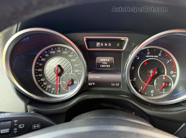 WDCYC7DH5JX287258 2018 MERCEDES-BENZ G-CLASS Черный Вид панели приборов