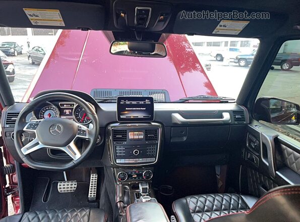 WDCYC7DH5JX295246 2018 MERCEDES-BENZ G-CLASS Burgundy Вид щитка приладів