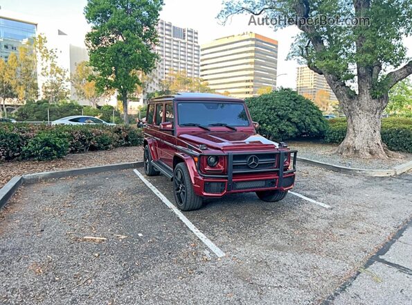 WDCYC7DH5JX295246 2018 MERCEDES-BENZ G-CLASS Burgundy Передня ліва чверть
