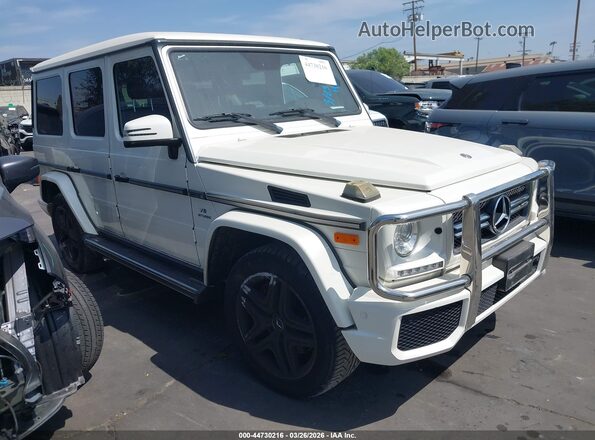 WDCYC7DH8JX285469 2018 MERCEDES-BENZ AMG G 63 Белый Передняя правая четверть