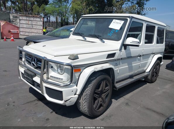 WDCYC7DH8JX285469 2018 MERCEDES-BENZ AMG G 63 Белый Передняя левая четверть