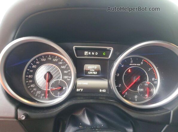 WDCYC7FF6GX244794 2016 MERCEDES-BENZ G-CLASS White Вид щитка приладів