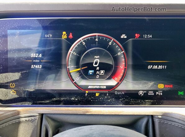 WDCYC7HJ3KX308316 2019 MERCEDES-BENZ G-CLASS Черный Вид щитка приборов