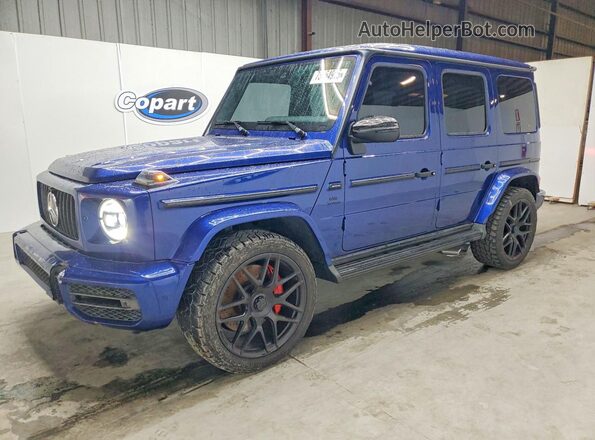 WDCYC7HJ8KX302009 2019 MERCEDES-BENZ G-CLASS Синий Передняя левая четверть