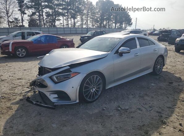 WDD2J5JB6KA037138 2019 MERCEDES-BENZ CLS-CLASS Серебряный Передняя левая четверть