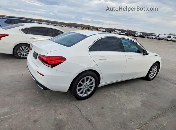 WDD3G4EB2KW016961 2019 MERCEDES-BENZ A White უკანა მარჯვენა