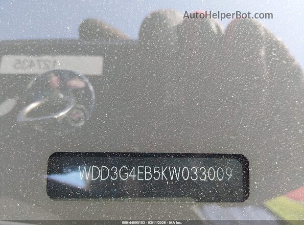 WDD3G4EB5KW033009 2019 MERCEDES-BENZ A 220 White Engine compartment view