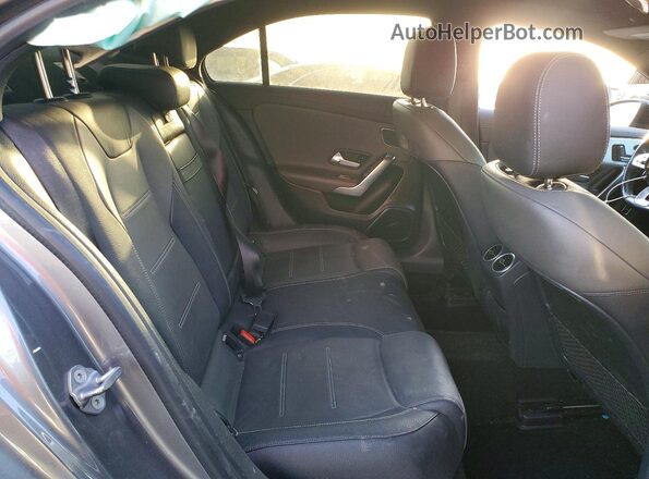 WDD3G4EB6KW002397 2019 MERCEDES-BENZ A Gray Widok tylnych siedzeń