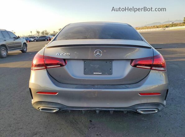 WDD3G4EB6KW002397 2019 MERCEDES-BENZ A Gray Widok z tyłu