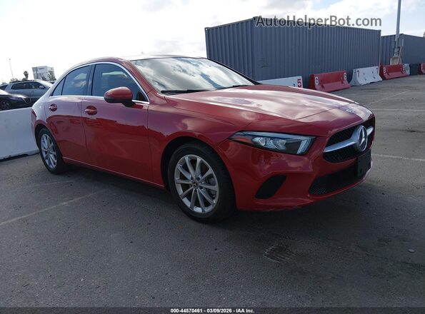 WDD3G4EB7KW026613 2019 MERCEDES-BENZ A 220 Красный Передняя правая четверть