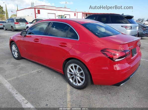 WDD3G4EB7KW026613 2019 MERCEDES-BENZ A 220 Красный Задняя левая четверть