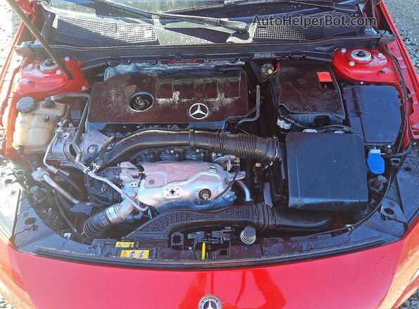 WDD3G4EB8KW025941 2019 MERCEDES-BENZ A Red Widok wnętrza z tyłu