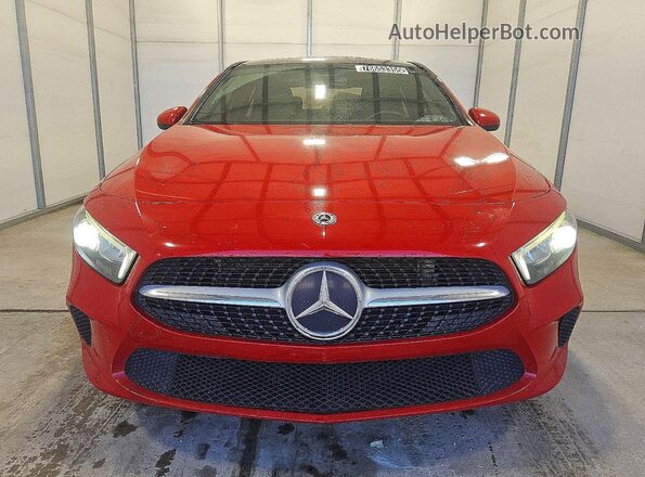 WDD3G4EB8KW025941 2019 MERCEDES-BENZ A Red Widok z przodu