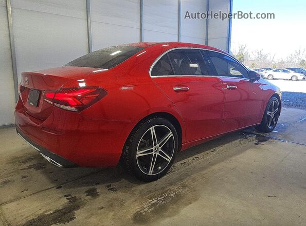 WDD3G4EB8KW025941 2019 MERCEDES-BENZ A Red Tył prawy