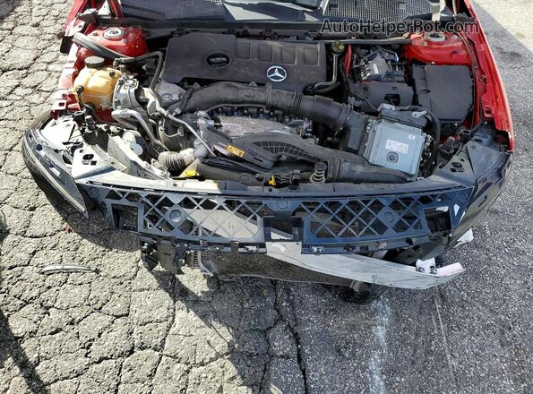 WDD3G4EBXLW039003 2020 MERCEDES-BENZ A Красный Вид задней части салона