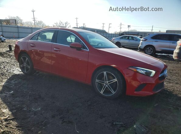 WDD3G4FB1KW022362 2019 MERCEDES-BENZ A Red წინა მარჯვენა