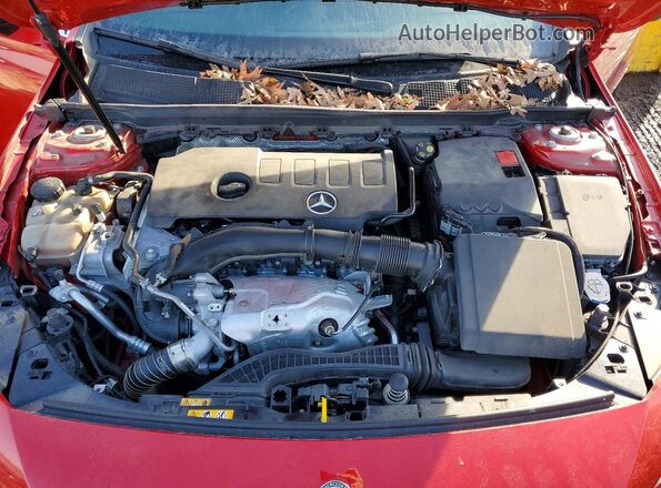 WDD3G4FB1KW022362 2019 MERCEDES-BENZ A Red უკანა სალონის ხედი