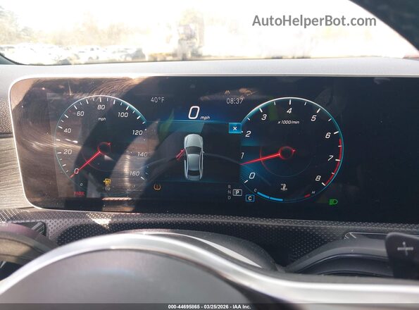 WDD3G4FB7KW006232 2019 MERCEDES-BENZ A 220 White Widok tylnych siedzeń