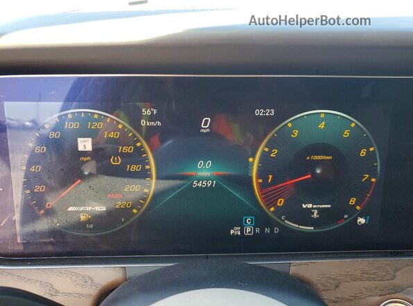 WDD7X8KB3KA005736 2019 MERCEDES-BENZ AMG Угольный Вид щитка приборов