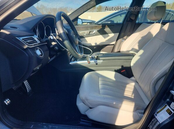 WDDHF8JB9GB223853 2016 MERCEDES-BENZ E Gray Вид салону спереду
