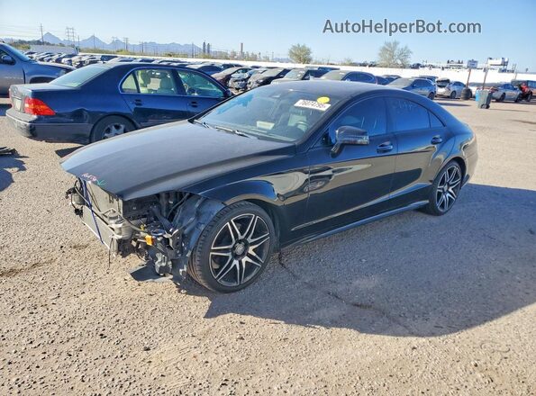 WDDLJ6FB0GA175638 2016 MERCEDES-BENZ CLS-CLASS Черный Передняя левая четверть